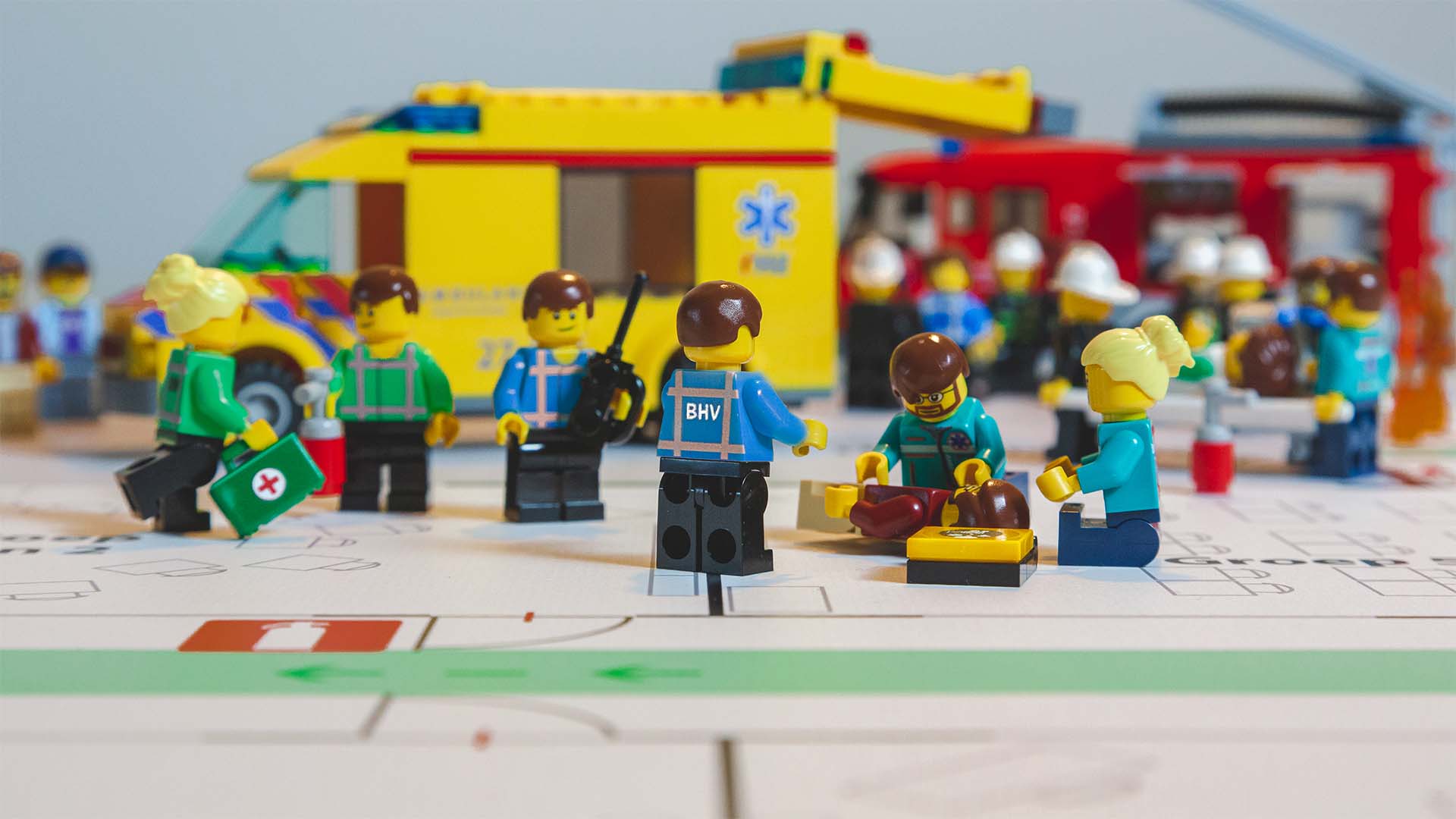 BHV scenario met LEGO figuren